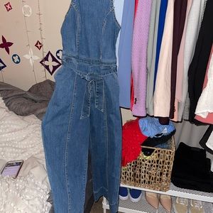 Hollister denim jumpsuit